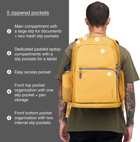 Incase Facet 20L Backpack - Black in Saudi Arabia