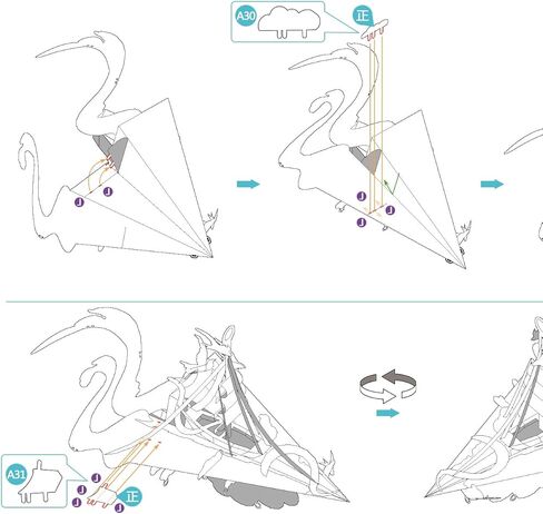 MU 3D Metal Puzzles Windbell Wind Chime D Model Kits Building for Adult and Teeners, Windchime Jigsaw Miniature DIY Sets, Birthday Gift in Kuwait