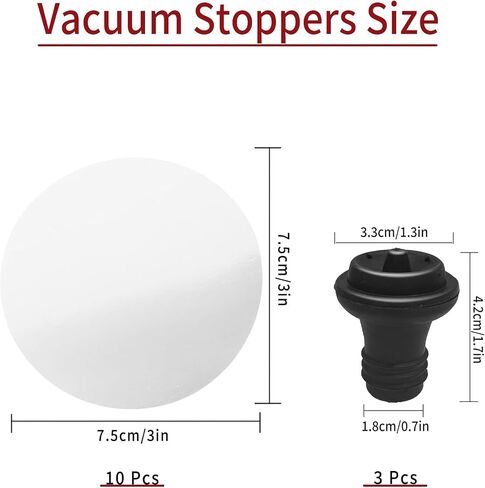 Wine Vacuum Stoppers Set of 3– Black in Saudi Arabia