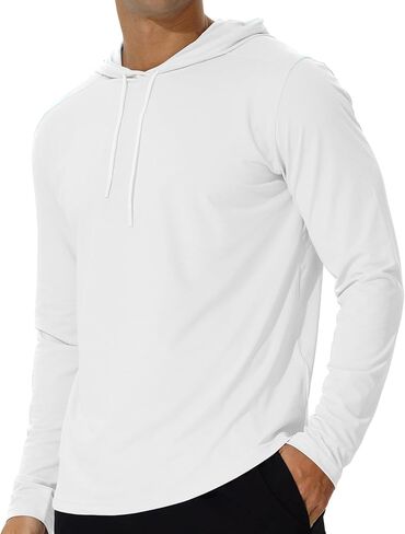 AIMPACT Men's Sun Protection Shirts UV SPF UPF 50+ Long Short Sleeve Hoodie Rash Guard Fishing Swimming Shirt Lightweight in Kuwait