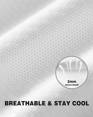 AIMPACT Men's Sun Protection Shirts UV SPF UPF 50+ Long Short Sleeve Hoodie Rash Guard Fishing Swimming Shirt Lightweight in Kuwait