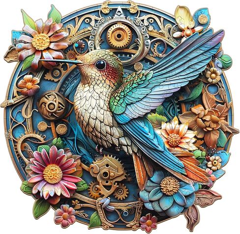 Wooden Puzzle for Adults-200PCS 3D Visual Effect Snail Unique Shape Advanced Wooden Jigsaw Puzzle for Adult, Challenge Wood Puzzle Cut Home Decoration (M-11.4 * 11.4in-200pcs) in Kuwait