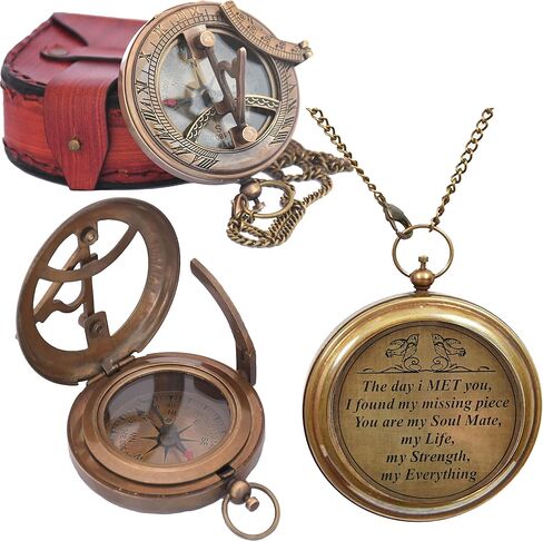 Engraved Compass, Gift for Husband,Anniversary,Wedding Gift for Him, Long Distance Boyfriend Gift, Fiance Gift I Miss You Long Distance Relationship Gift for Army Boyfriend Gift in Saudi Arabia