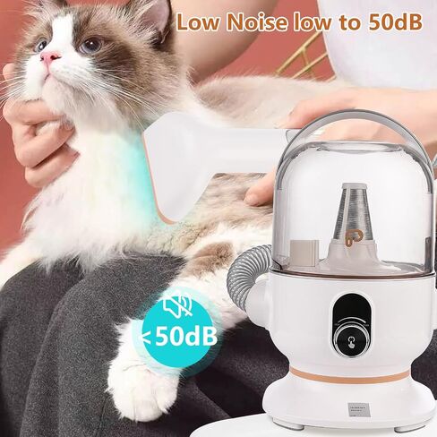 طقم أليف وألواح أليف شفط 99 ٪ من شعر الحيوانات الأليفة ، 5 IN-1 Pet Grooming Kit مع كوب غبار كبير سعة 2L ، مزيل شعر الكلاب منخفضة الضوضاء لاستئصال القطط الكلاب والحيوانات الأخرى ، in Kuwait
