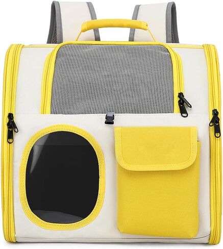 Cat Dog Carrier Backpacks,Pet Backpack Carrier, Bubble Backpack Pet Carriers with Breathable Mesh for Cats Small Dogs Puppies Animals for Travel, Hiking, Camping or Outdoor Use (Blue) in Saudi Arabia