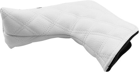 Skull and Crossbones Golf Club Skeleton Mallet Putter and Blade Putter Cover Magnetic Closure Synthetic PU Leather with Diamond Pattern Design in Saudi Arabia