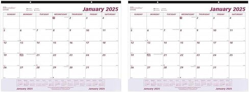 Brownline® 2025 Monthly Desk Pad Calendar with Transparent Vinyl Strip, 12 Months, January to December, 22" x 17" (C1731V-25) in Saudi Arabia