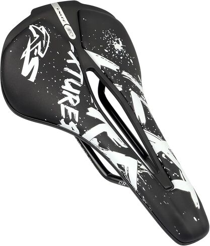 MEGHNA Bike Saddle for Road Bike Replacement Bike Seat Hollow Breathable Graffiti Pattern Street Style Comfort Seat for Raod Bike Mountain Bike Gravel Bike BMX Multi Colors in Saudi Arabia