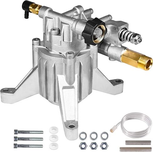 YAMATIC Vertical Pressure Washer Pump Max 3450 PSI 2.5 GPM, 7/8" Shaft Replacement Pump for Power Washer, Compatible with Simpson, Honda, Ryobi, Craftsman, GCV190 Rear Inlet/Outlet in Saudi Arabia