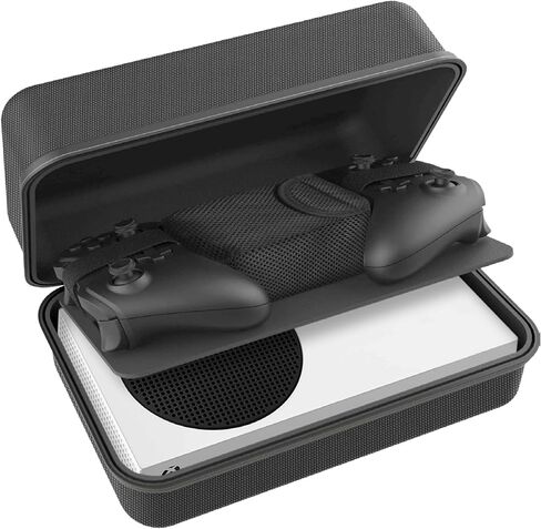 RDS - Game Traveler Xbox Series X|S Controller Case - Licensed and Tested by Xbox, Hard Shell Ballistic Nylon, Securely Holds Your System X|S Controller, Mesh Pocket Holds Charge Cables in Kuwait