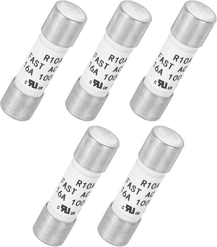 MECCANIXITY 1000V 32A Fast Acting Fuse Ceramic Fuses Generic Current Limiting Protection Time Delay Cartridge Fuse for Photovoltaic Solar Systems DIY Inverter Circuit Board Glass Fuses 5 Pack in Kuwait