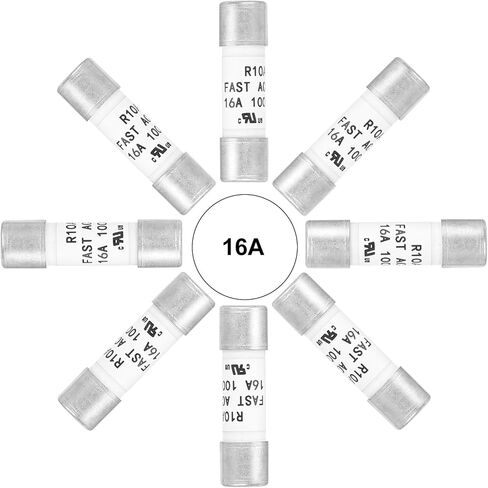 MECCANIXITY 1000V 32A Fast Acting Fuse Ceramic Fuses Generic Current Limiting Protection Time Delay Cartridge Fuse for Photovoltaic Solar Systems DIY Inverter Circuit Board Glass Fuses 5 Pack in Kuwait