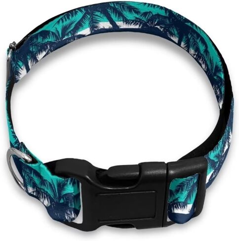 KEIAHUAN Purple Camo Dog Collar wih Quick Release Buckle and Safety Lock, Breathable Adjustable Puppy Collar for Small, Mediun, Large Dogs in Saudi Arabia