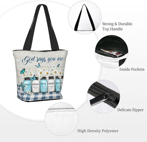 Tote Bag For Women Work Shoulder Bag Handbags Work Laptop Tote Bags For Gym Travel Shop Work Beach Gifts for Women in Saudi Arabia