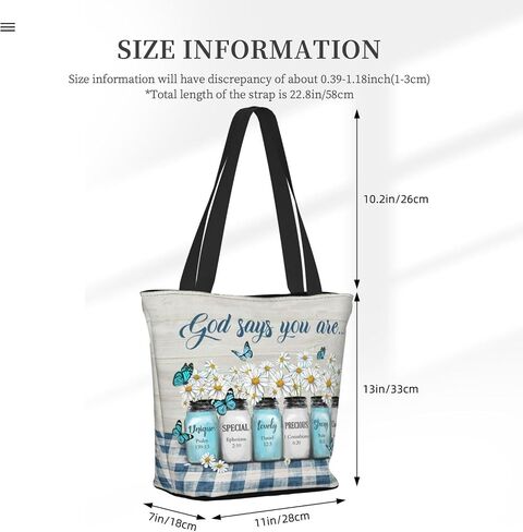 Tote Bag For Women Work Shoulder Bag Handbags Work Laptop Tote Bags For Gym Travel Shop Work Beach Gifts for Women in Saudi Arabia