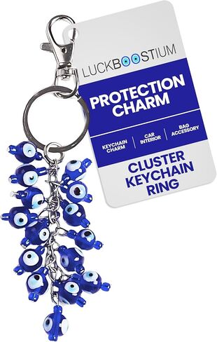 Evil Eye Car Hanging Ornament/Cluster Keychain Ring in Saudi Arabia