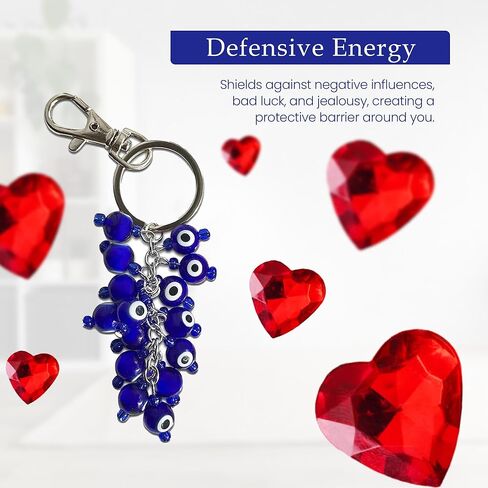 Evil Eye Car Hanging Ornament/Cluster Keychain Ring in Saudi Arabia