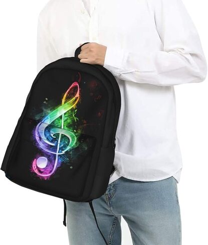 Galaxy Music Note Backpacks Bookbag Shoulder Casual Daypack for 1-5th Grade Teens Girls in Saudi Arabia