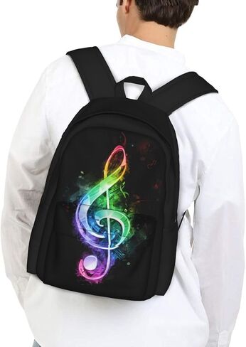 Galaxy Music Note Backpacks Bookbag Shoulder Casual Daypack for 1-5th Grade Teens Girls in Saudi Arabia