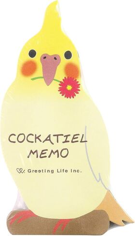 GreetingLife ETN-116 Animal Die Cut Memo Cockatiel in Kuwait