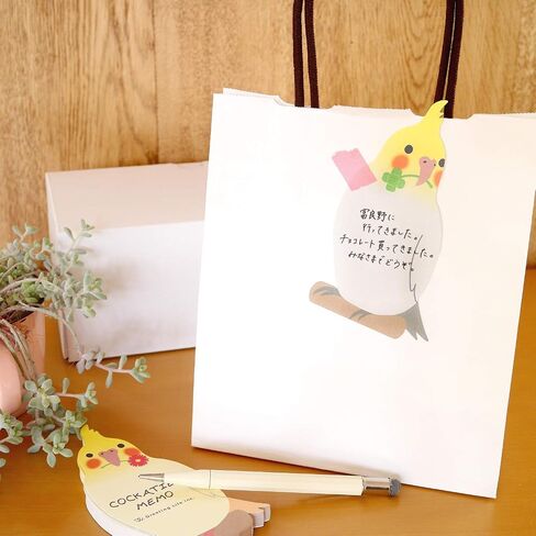 GreetingLife ETN-116 Animal Die Cut Memo Cockatiel in Kuwait
