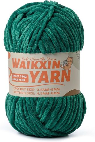 （2 Orange） 2 Pack Super Soft Fuzzy Chenille Chunky Yarn for Crocheting, 200g (175yds) Fluffy Velvet Yarn for Hand Knitting Baby Blankets Weaving Craft in Saudi Arabia