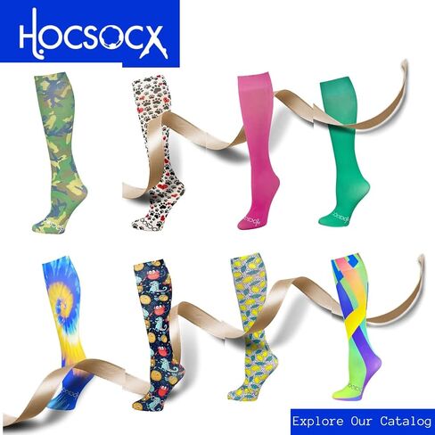 Hocsocx Team USA Swirls Socks Performance Liner Moisture-Wicking Protection for Field Hockey, Ice Hockey, and Soccer in Kuwait