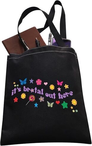 XYANFA Olivi Makeup Bag Olivi Fans Gift singer Cosmetic Bag for Girls Music Lover Gift (brutal out here tote bag) in Saudi Arabia