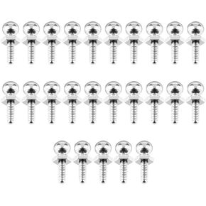 Globact 25pcs رأس الكرة برغي ألومنيوم الأزرار لـ LOSI 1/24 Micro-B Los00007 RC Parts