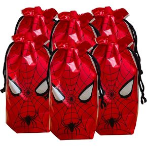 أكياس الهدايا تحت عنوان Eylola Spider ، PE ، 6.3 × 9 بوصات ، حزمة من 48 ، لمستلزمات حفلة عيد الميلاد