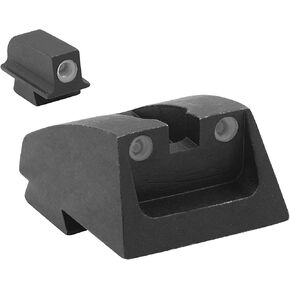 MEPRO Tru-Dot tritium Night Sights Compatible with para Green tritium dots Glow on Sight self Illuminated Meprolight high Durability Fixed Metal Sights