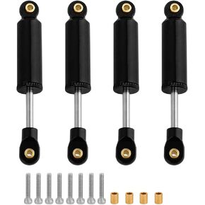 الصعود 18 4pcs صدمات الربيع المدمجة تمتص المثبط لـ 1/18 RC زاحف Redcat Ascent-18 Meturgy Part (Silver ، 77mm) in Kuwait