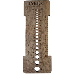 Lykke Needle Sizer ، Mangowood ، US00-US17. 1 حزمة