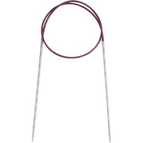 يختار متماسكة النيكل مطلي 16 "إبر الحياكة الدائرية الثابتة حجمنا 0 (2.0 مم)