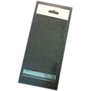 Uniquepacking 500 pcs 9x12 بوصة أكياس تشيلو صافية ، قابلة لإعادة الاستغناء مع رأس معلقة - شنق أعلى