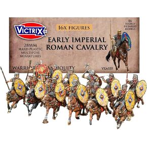 تم تسليم Wargames - مجموعة سلاح الفرسان الإمبراطوري المبكرة ، و 16 مصغرة متعددة الفرق بتفصيلها 28 ملم مع الرمح ، والدروع ، ومعدات الحملة لصالح Wargaming Dioramas
