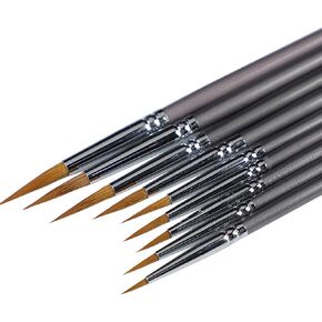 9 PCS ابن عرس الشعر كتاب فرش