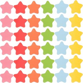 120pcs 2cm مغناطيس نجوم ملون متنوع - مثالي لديكور الفصول الدراسية ، رموز السلوك ، والمشاريع الإبداعية - عقد قوي للثلاجة واللوح الأسود