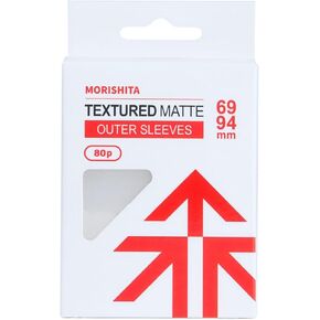 Textured Matte Sleeves for Standard Size Cards, Premium Third-Layer Protection Outer Sleeves for PTCG, OPCG, MTG, 80 Pack
