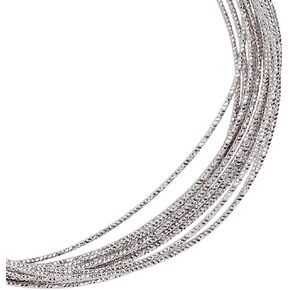 1.5 ملم × 5 م 18K من النحاس المطلي النحاس المطلي سلك صياغة سلك صياغة ذهبية محفورة نصف سلك الأسلاك الصلبة لسوار المجوهر