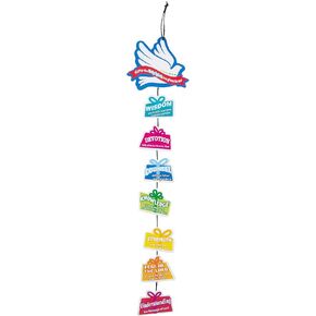 Fun Express Gifts of The Holy Spirit Mobile Craft Kit – DIY Craft Kit Kids to Create Religious Projects – Ideal Sunday Schools Church Events Religious Celebrations and Classroom Activities – 12 Pieces