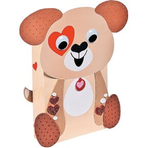 طقم حرفة بطاقة Puppy Valentine - Makes 12 - عيد الحب الحرف اليدوية للأطفال والأنشطة المنزلية الممتعة