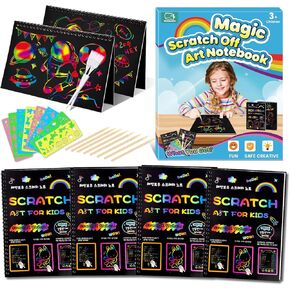 Smasiagon Christmas Gift for Girl Art-Craft Kit ، 4 Pack Pack Paper Magic Art Project Project Supply Supply Activit