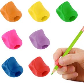 7pcs قبضة القلم الرصاص للأطفال خط اليد ، حامل قلم رصاص للأطفال الصغار قبضة القلم الرصاص تحسين خط اليد للأطفال ، مقابض الأصابع لأقلام الرصاص ، مناسبة للأطفال والبالغين