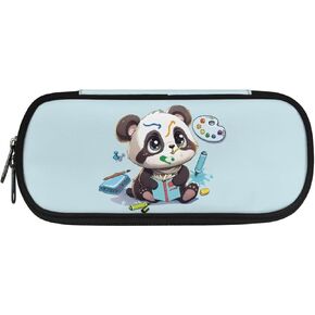 Talayituse Black Leopard Print Pencil Case for Boys Girls ، حقيبة قلم رصاص عالية السعة مع السوستة ، حقيبة متعددة الوظائف للقرطاسية ذات الصناديق.