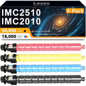 IMC2510 IMC2010 TONER CARTRIDGE 4-PACK 842554 842557 842556 842555 استبدال الحبر لـ RICOH IM C2510 IM C2010 (أسود سايان ماجنة أصفر)