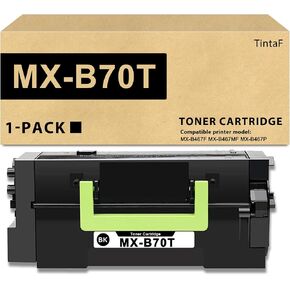 MX-B70T MXB70T Toner Cartridges Replacement for Sharp Toner Cartridge for Sharp MX-B557F MX-B557P MX-B707P Printers Ink 1-Pack (45,000 Pages,1x Black)