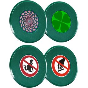 Golf Cup Cover for Practice Putting Green Hole, Outdoor Activities Practice Training Aids Fit USGA Regulation, 4 Pack
