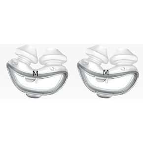 (2 PCS) AirFit P10 Replacement Headgear Pillows Cushion Compatible on Original Frame Superior Value Durable Reuse Accessories Replacement Supplies (Large)