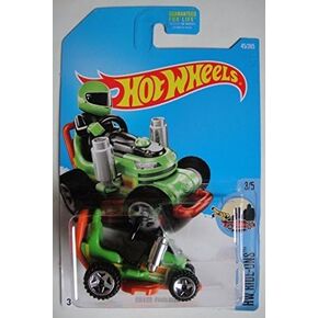 Hot Wheels 2017 HW Ride-Ons Grass Chomper (Ride-On Lawnmower) 45/365, Green